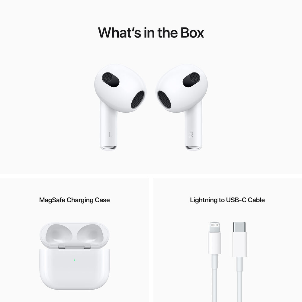 Apple AirPods with MagSafe Wireless Charging Case (3rd Generation) Apple AirPods with MagSafe Wireless Charging Case (3rd Generation)
